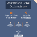 ASSEMBLEIA GERAL ORDINÁRIA 2026 DA COOCIRURGE SERÁ REALIZADA EM 09 DE MARÇO